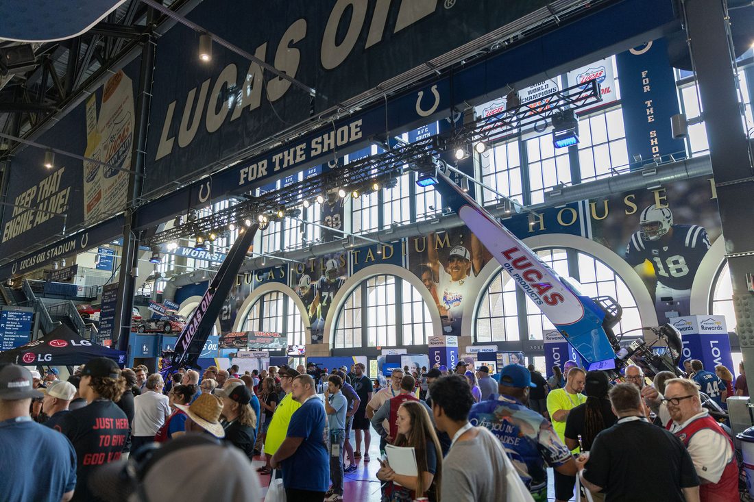 The expo floor at the Indianapolis Insider Event