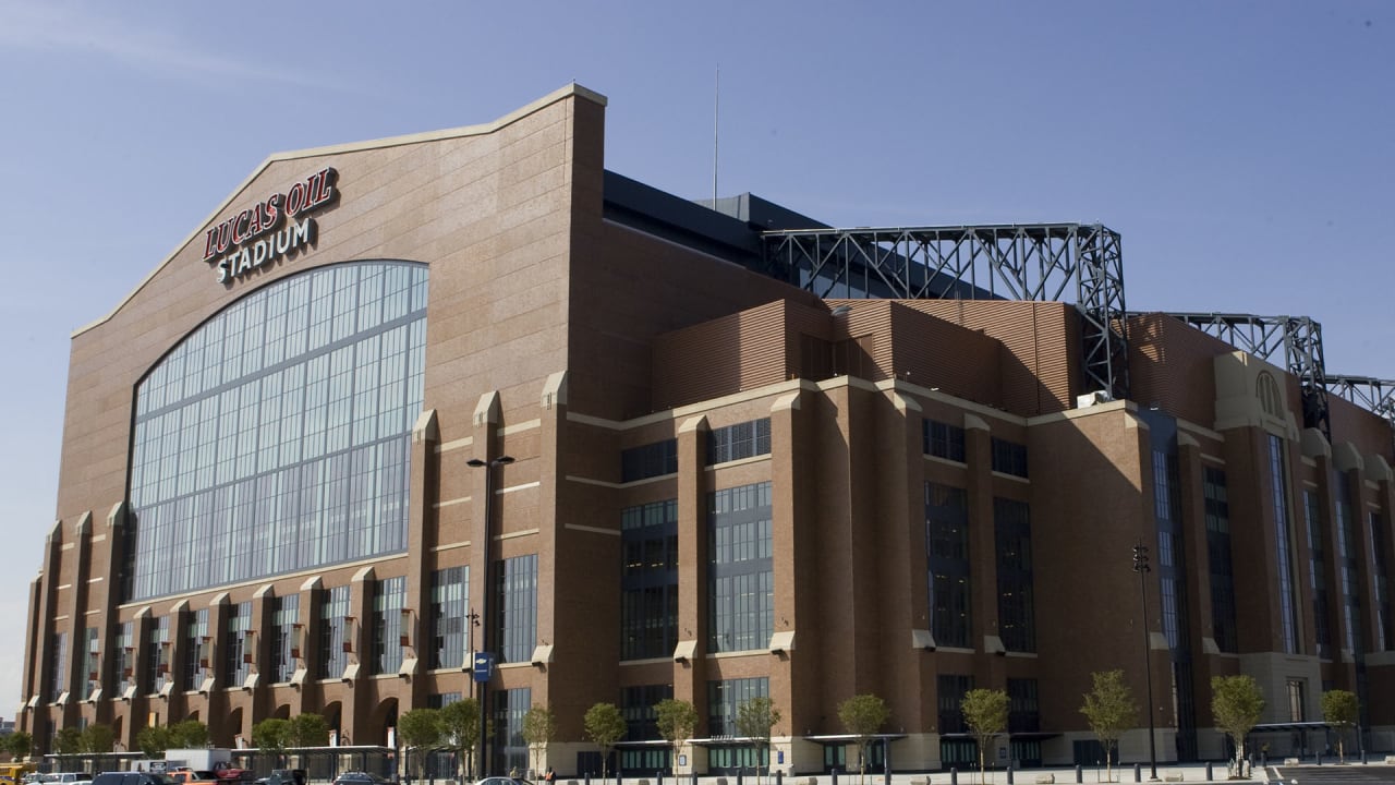 Lucas Oil Stadium, home of the Indianapolis Colts